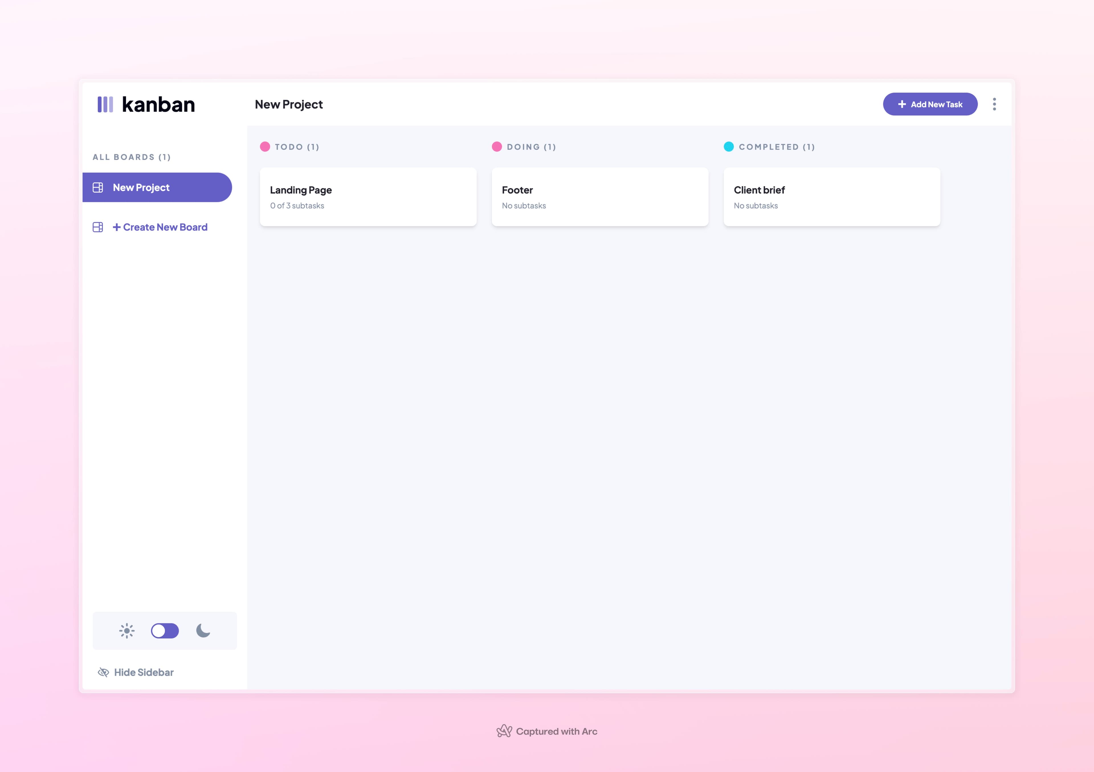 kanban task manager