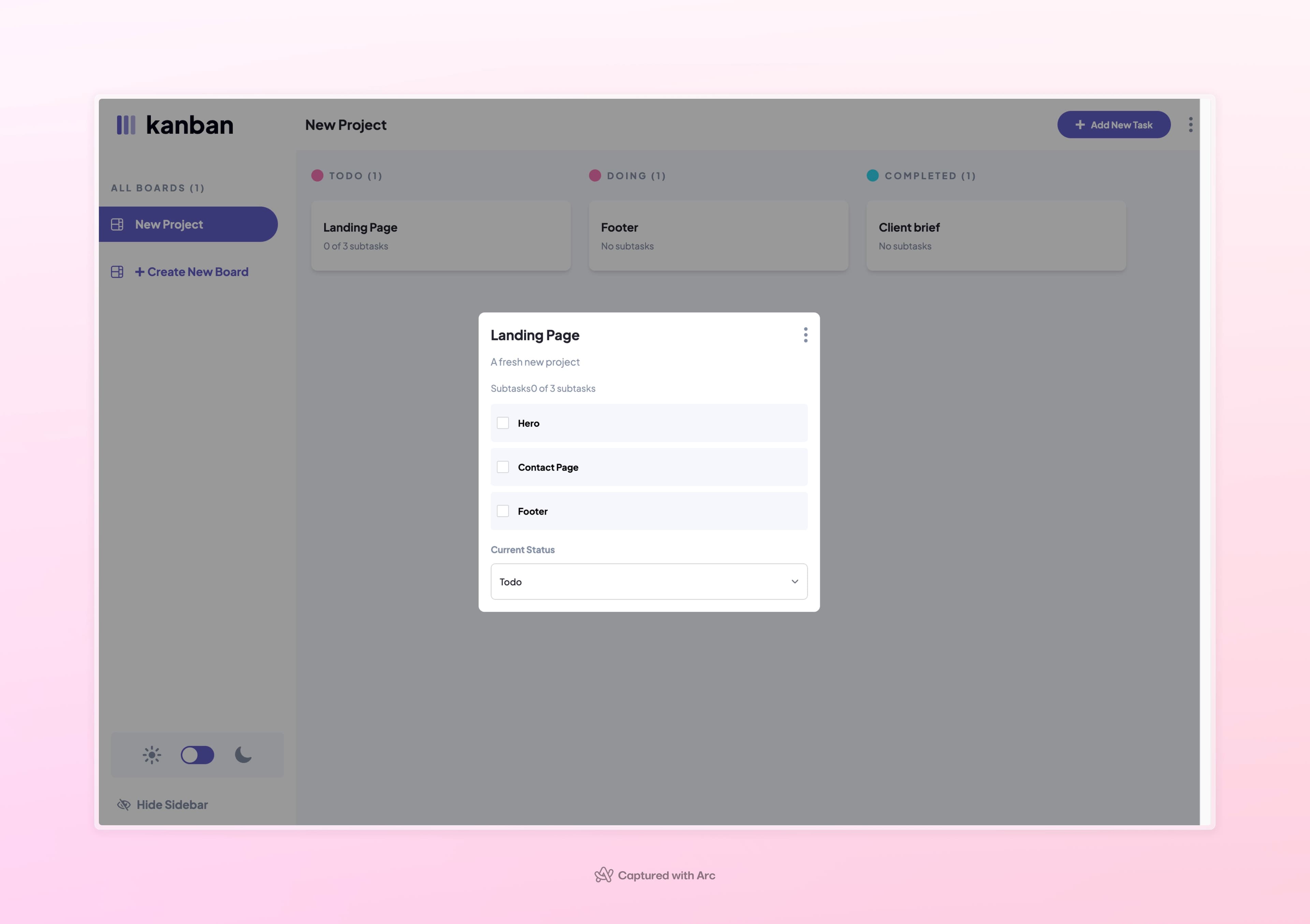 kanban task manager